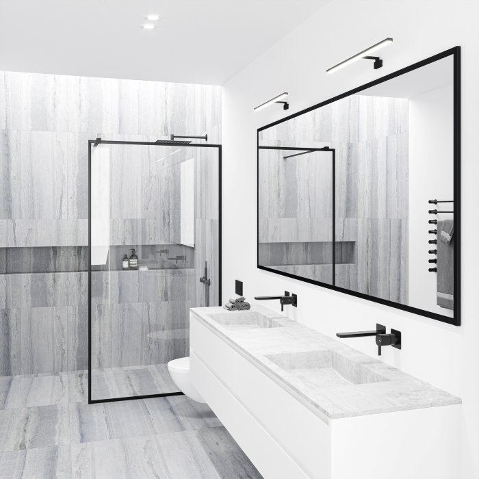 Nordlux Alvin Bath LED-lampe svart